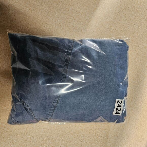 Y2K Light Jean Jacket Embroidered Womens Sz M Rose Grunge Boho Button Front - Picture 9 of 9